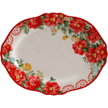 Load image into Gallery viewer, The Pioneer Woman Vintage Floral 14.5&quot; Serving Platter